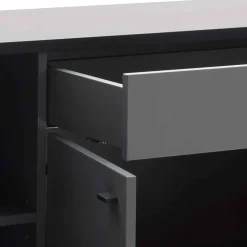 Wohnen Sideboards<Hohes Sideboard in Grau & Anthrazit - Ridona