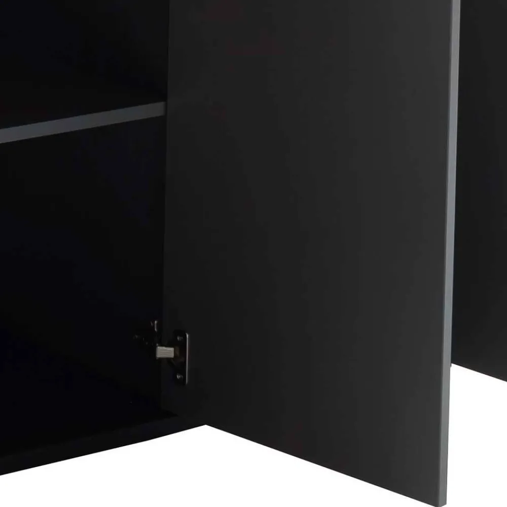 Wohnen Sideboards<Hohes Sideboard in Grau & Anthrazit - Ridona