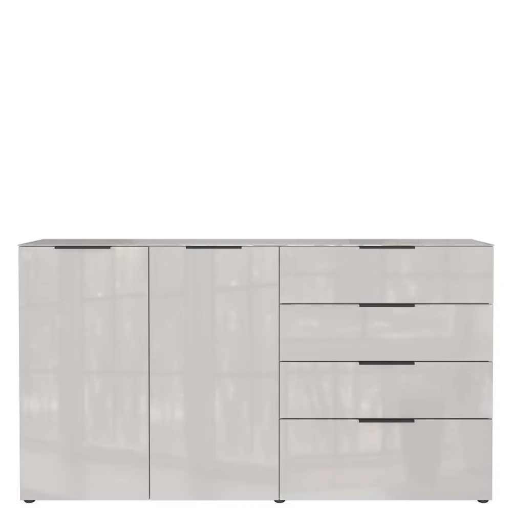 Wohnen Sideboards<Hohes Sideboard in Hellgrau - Aquara