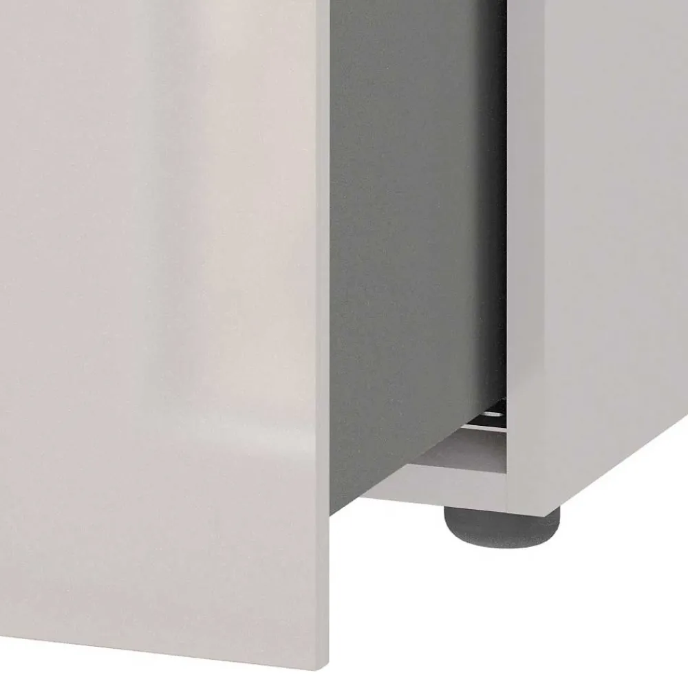 Wohnen Sideboards<Hohes Sideboard in Hellgrau - Aquara