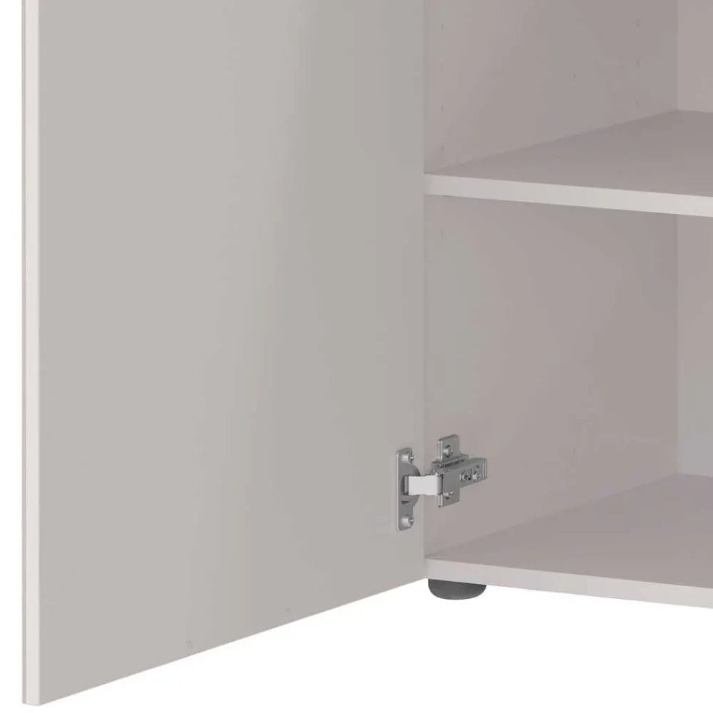 Wohnen Sideboards<Hohes Sideboard in Hellgrau - Aquara