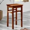Wohnen Hocker<Holz Barhocker aus Kiefer in Bernstein - Zytras