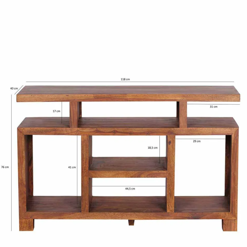 Wohnen Sideboards<Holz Design Sideboard Hoslo als offenes Regal