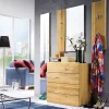 Wohnen Garderoben<Holz Garderoben Set aus Eiche - Avidora (vierteilig)