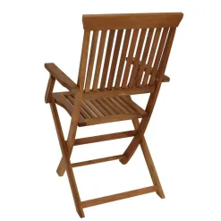Wohnen Sitzgruppe<Holz Garten Sitzgruppe klappbar - Palma (fünfteilig)
