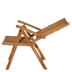 Wohnen Stühle<Holz Gartenstuhl mit hoher Lehne - Cara (2er Set)