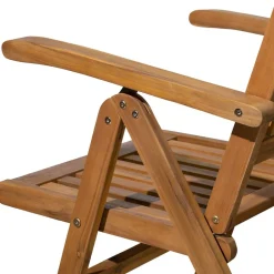 Wohnen Stühle<Holz Gartenstuhl mit hoher Lehne - Cara (2er Set)