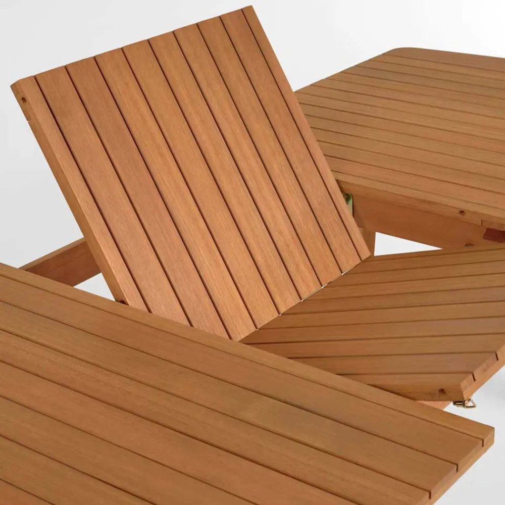 Wohnen Tische<Holz Gartentisch mit Butterflyauszug - Delphio