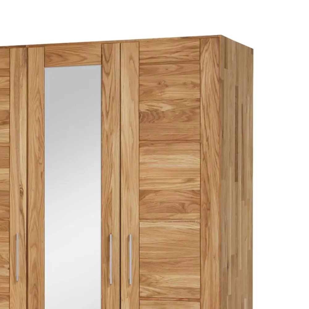 Wohnen Kleiderschränke<Holz Kleiderschrank Cranos aus Wildeiche