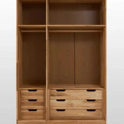 Wohnen Kleiderschränke<Holz Kleiderschrank Cranos aus Wildeiche