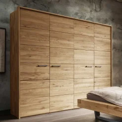 Wohnen Kleiderschränke|Schränke<Holz Kleiderschrank mit Passepartout Rahmen - Cancun