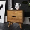 Wohnen Kommoden<Holz Nachtkommode aus Wildeiche - Eavy