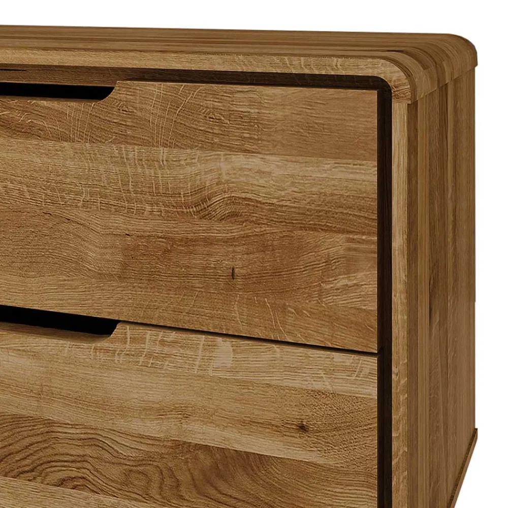 Wohnen Kommoden<Holz Nachtkommode aus Wildeiche - Eavy