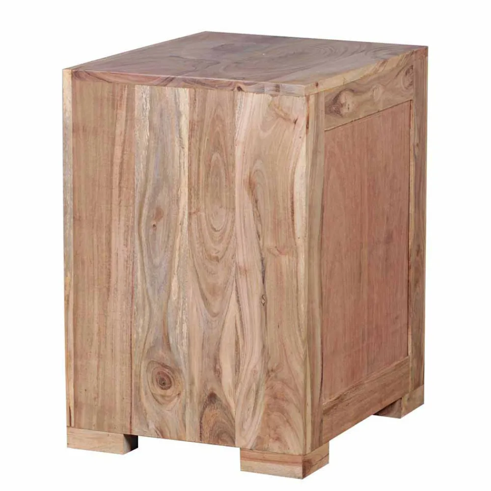 Wohnen Kommoden<Holz Nachtschränkchen Vislan mit Schublade und Schrankfach