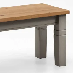 Wohnen Sitzbank<Holzbank Cempino in Grau Kiefer massiv