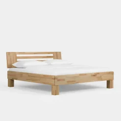 Wohnen Betten<Holzbett Life in Kernbuche natur geölt