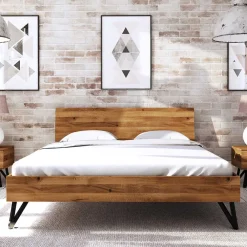Wohnen Betten<Holzbett mit Überlänge 220 cm - Mandirov