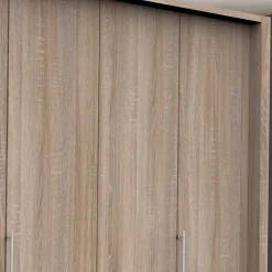 Wohnen Kleiderschränke|Schränke<Holzdekor Kleiderschrank in Eiche Sägerau - Zayun