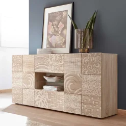 Wohnen Sideboards<Holzdekor Sideboard in Sonoma-Eiche - Bielvas