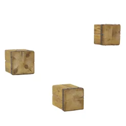 Wohnen Regale<Holzklotz Wandregale aus Tanne - Vicetto (dreiteilig)