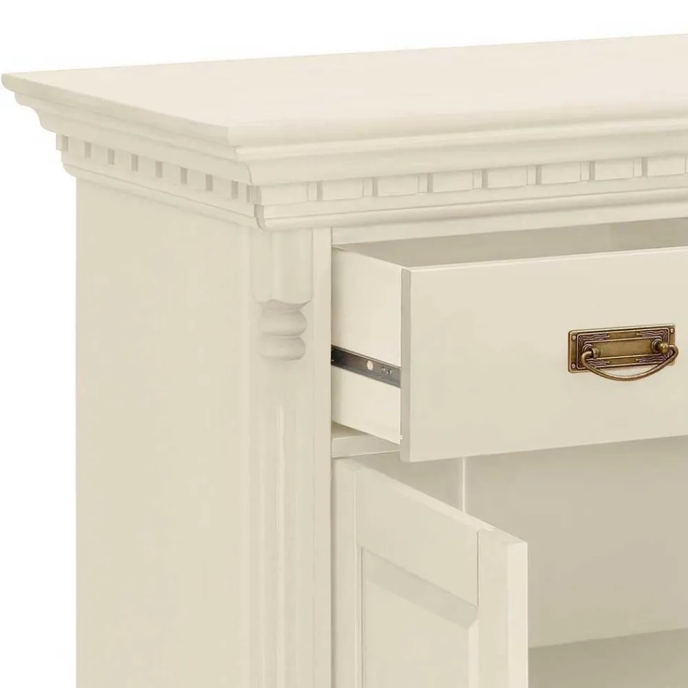 Wohnen Sideboards<Holzkommode in Cremefarben gewachst - Rospus
