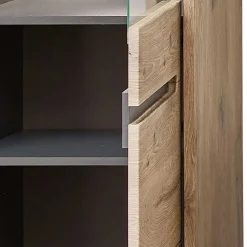 Wohnen Wohnwände<Holzoptik TV Anbauwand Set - Zelio (dreiteilig)