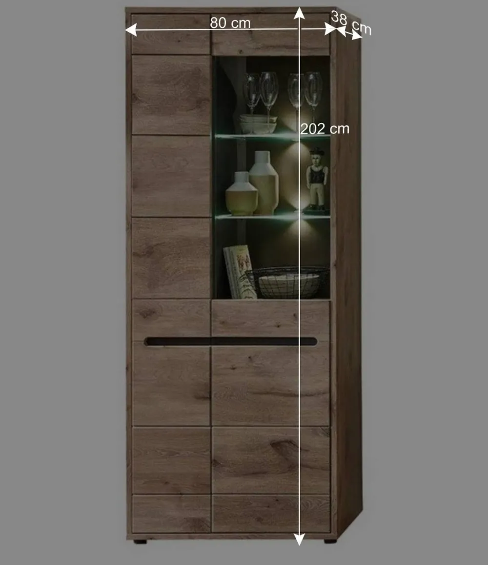 Wohnen Wohnwände<Holzoptik TV Anbauwand Set - Zelio (dreiteilig)
