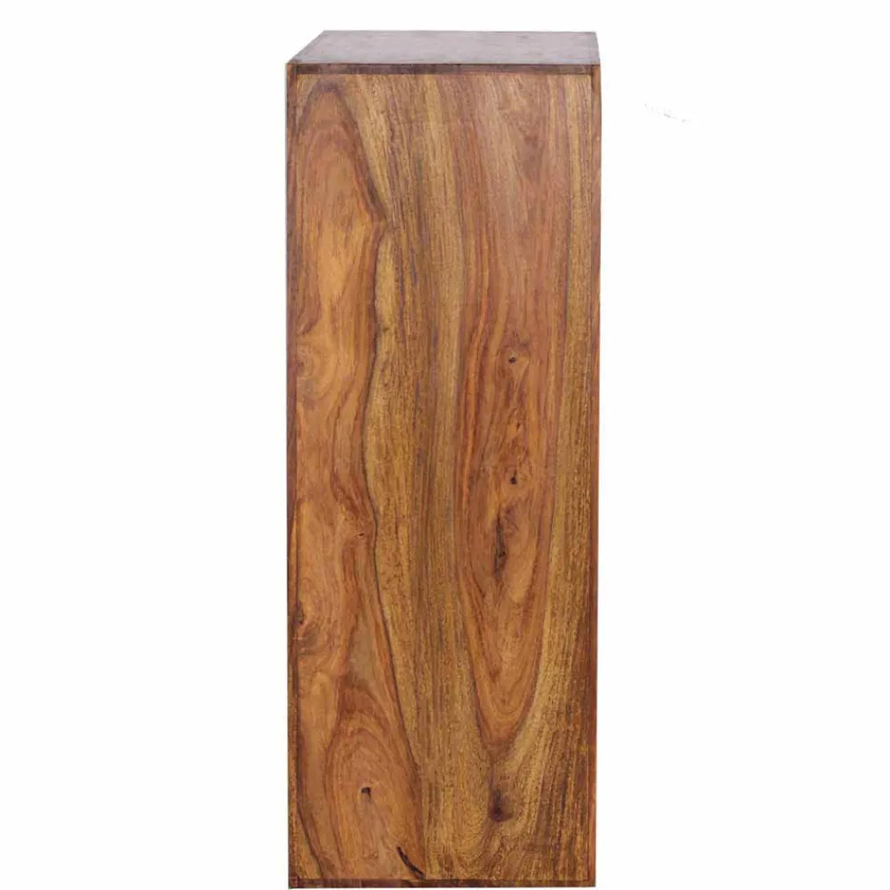 Wohnen Regale<Holzregal massiv Hoslo quadratisches Design