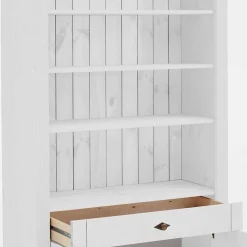 Wohnen Regale<Holzregal mit Türfach im Landhausstil - Mirandesca
