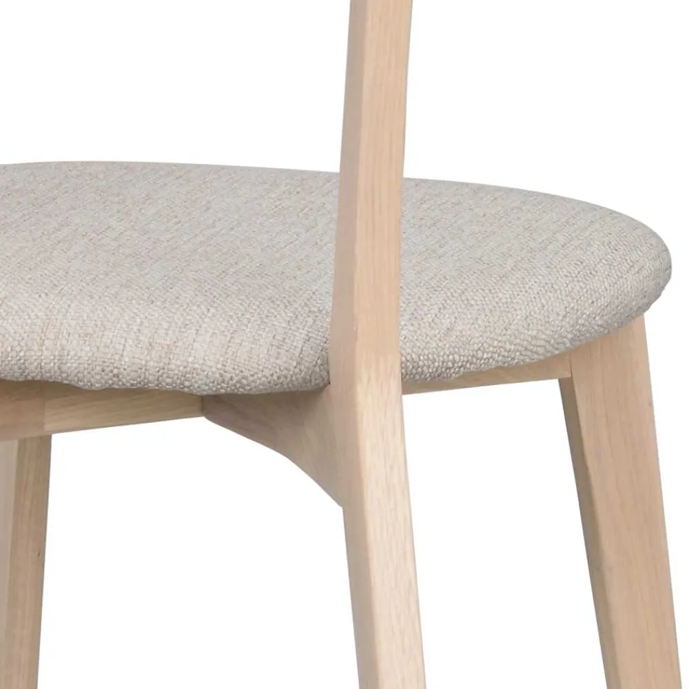 Wohnen Stühle<Holzstühle mit Polstersitz - Mikene (2er Set)