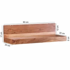 Wohnen Regale<Holz-Wandboard Vislan in L-Form
