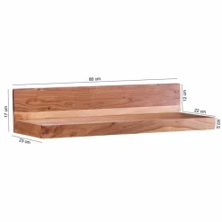 Wohnen Regale<Holz-Wandboard Vislan in L-Form