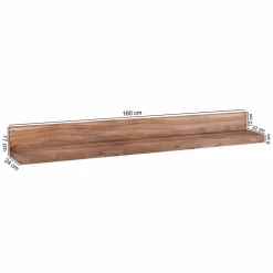 Wohnen Regale<Holz-Wandboard Vislan in L-Form