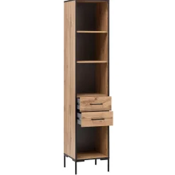 Wohnen Regale<Home Office Regal in Eiche Optik - Zustic