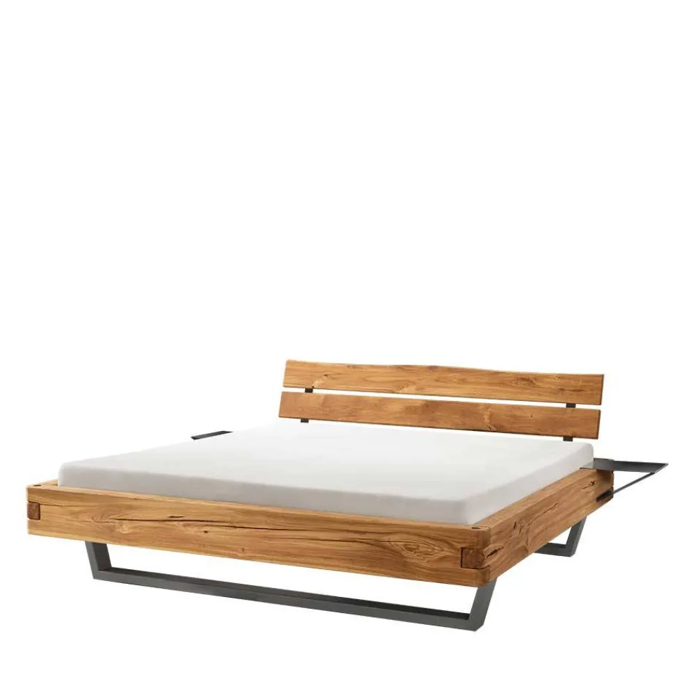 Wohnen Betten<Industrial Balkenbett mit Metallkufen - Magie