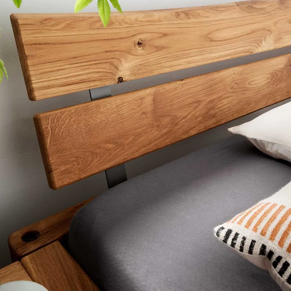 Wohnen Betten<Industrial Balkenbett mit Metallkufen - Magie