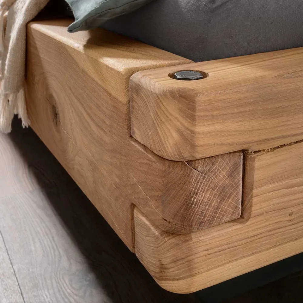 Wohnen Betten<Industrial Balkenbett mit Metallkufen - Magie