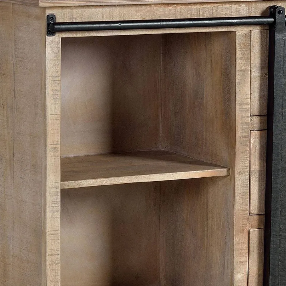 Wohnen Sideboards<Industrial Chic Anrichte mit Schiebetüren - Jantonia