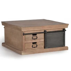 Wohnen Tische<Industrial Chic Couchtisch mit Stauraum - Jantonia