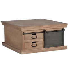 Wohnen Tische<Industrial Chic Couchtisch mit Stauraum - Jantonia