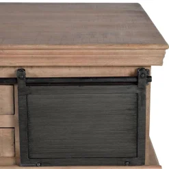 Wohnen Tische<Industrial Chic Couchtisch mit Stauraum - Jantonia