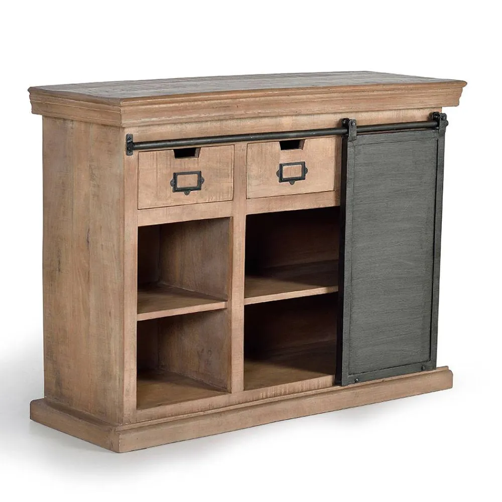 Wohnen Sideboards<Industrial Chic Kommode aus Mangobaum Massivholz - Jantonia