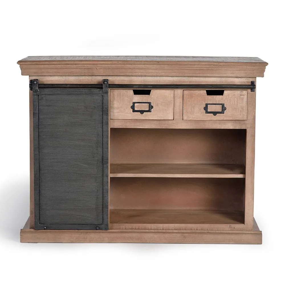 Wohnen Sideboards<Industrial Chic Kommode aus Mangobaum Massivholz - Jantonia
