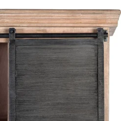 Wohnen Vitrinen<Industrial Chic Schrank aus Mangobaum Massivholz - Jantonia