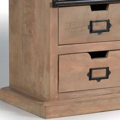 Wohnen Tv & Hifi-Möbel|Lowboards<Industrial Chic TV Lowboard mit Schiebetüren - Jantonia