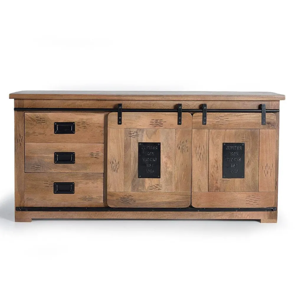 Wohnen Sideboards<Industrial Design Anrichte aus Mangoholz - Semian