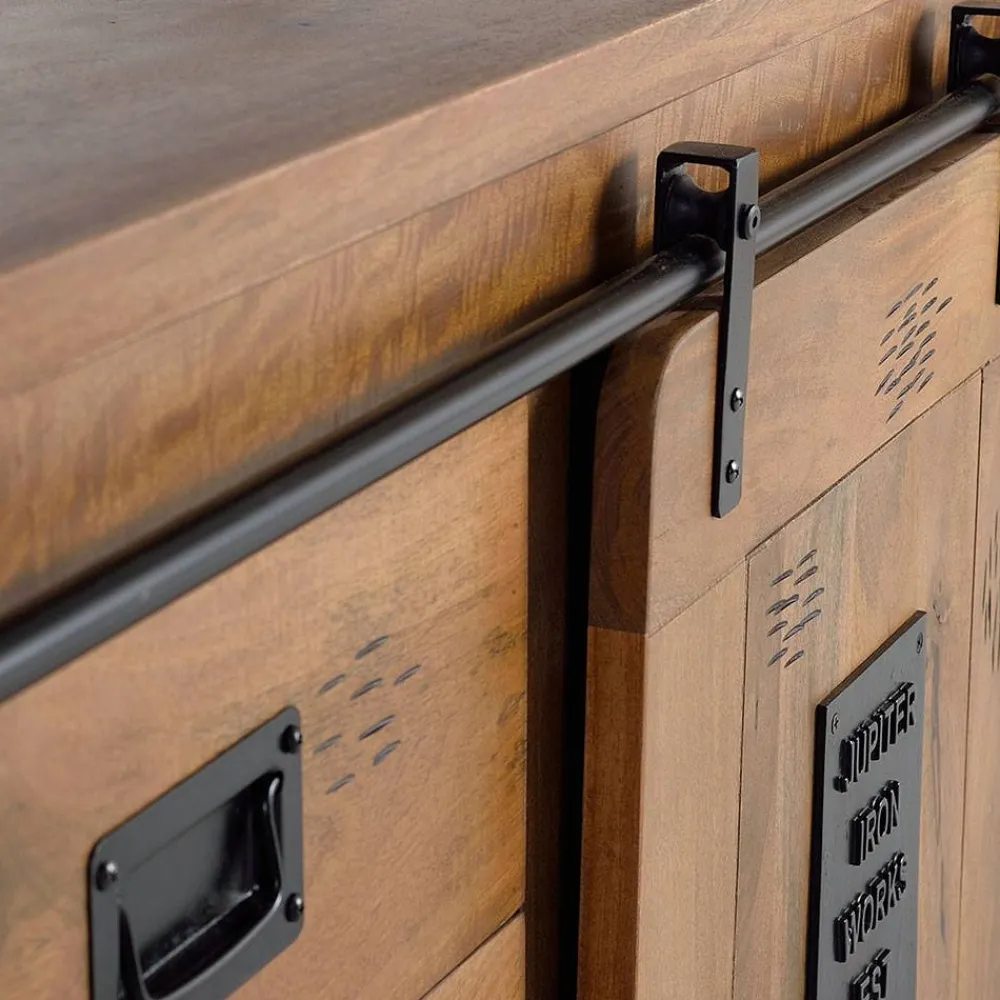 Wohnen Sideboards<Industrial Design Anrichte aus Mangoholz - Semian