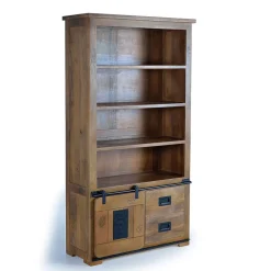 Wohnen Regale<Industrial Design Bücherregal aus Mangoholz - Semian