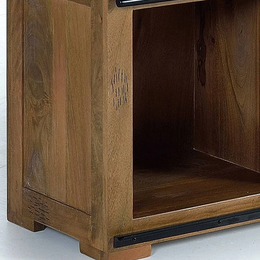 Wohnen Regale<Industrial Design Bücherregal aus Mangoholz - Semian