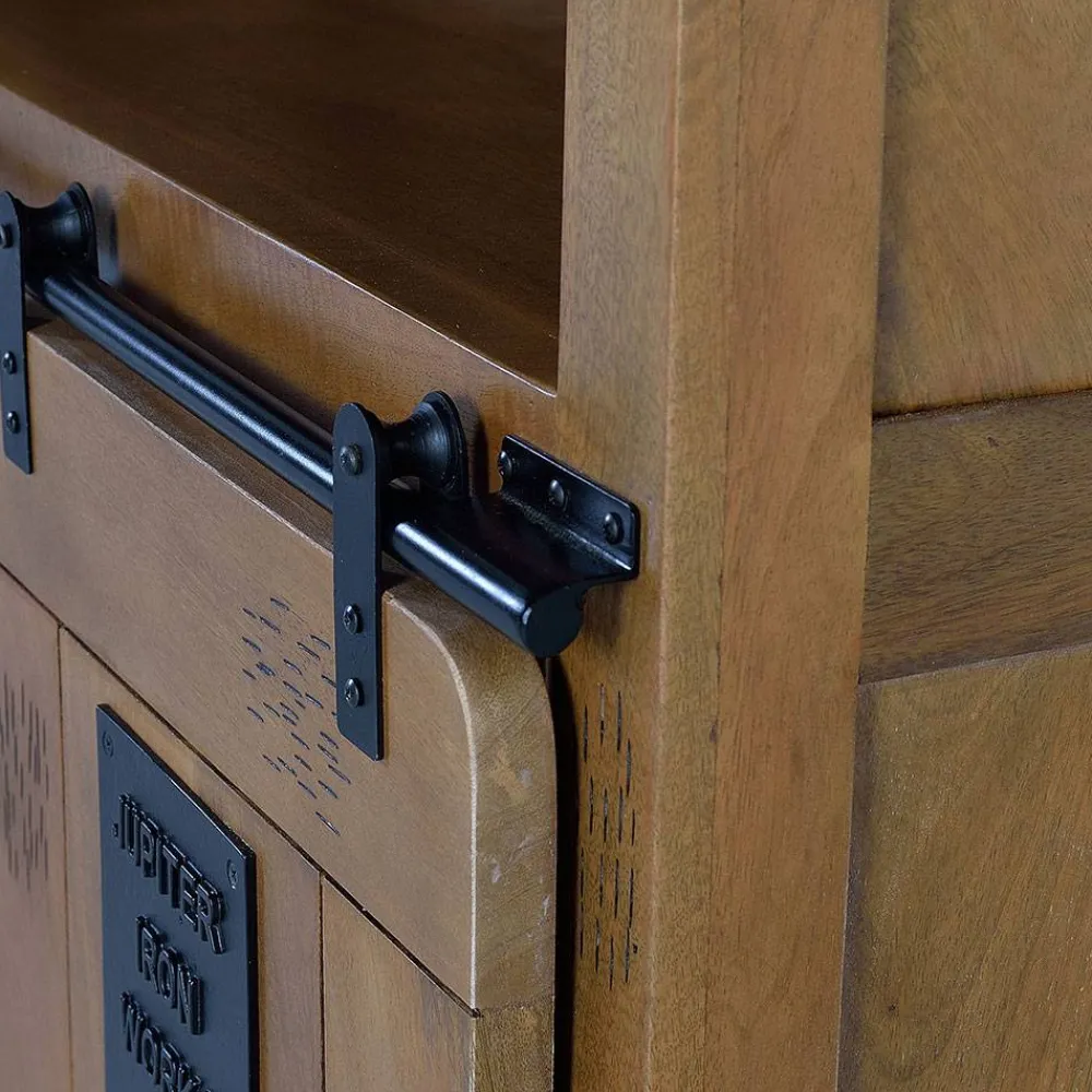 Wohnen Regale<Industrial Design Bücherregal aus Mangoholz - Semian